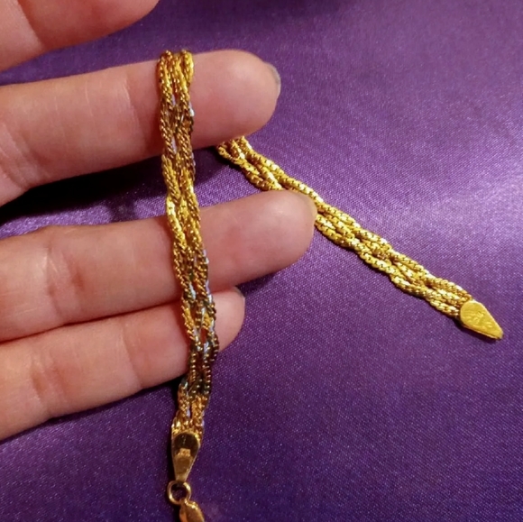 14k Gold Italy Bracelet - Picture 3 of 8
